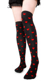 Be My Valentine Over Knee Socks