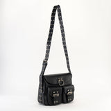 O Ring Moto Crossbody Bag
