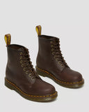 1460 Dark Brown Crazy Horse Leather Dr. Marten 8 Eye Boots