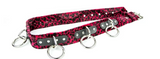 Red Leopard Print Bondage Belt