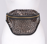 Clear Leopard Festival Fanny Pack