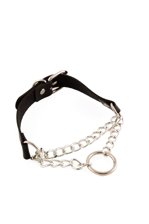 Vegan O Ring Chain Choker
