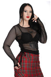 Casual Groove Fishnet Top