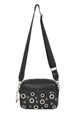 Metal Grommet Handbag