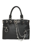 Black Chain Reaction Handbag