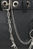 Black Chain Reaction Handbag