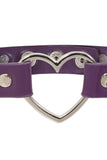 Saki Purple Heart Choker Vegan