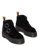 Devon Vegan Black Velvet Boot