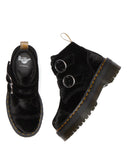 Devon Vegan Black Velvet Boot