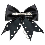Skull & Stud Hair Bow
