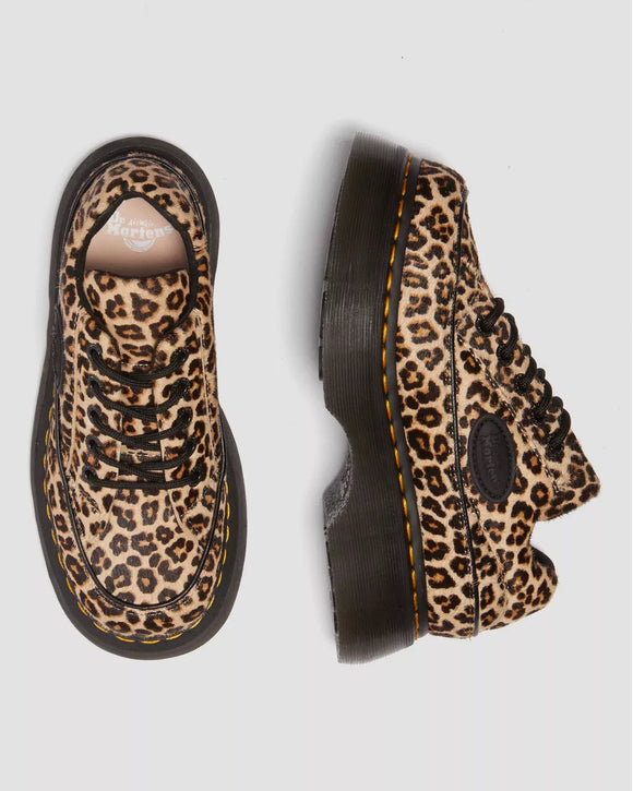 Buzz 5-Eye Leopard Lace Up Shoes