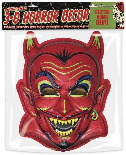 Glitter Bomb Devil 3D Wall Decor