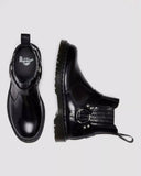 2976 Harness Leather Chelsea Boots Black Analine
