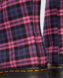 1460 Pink Tartan Lace Up Boots