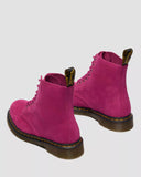 1460 Fuchsia Pink Milled Nubuck Lace Up Boots