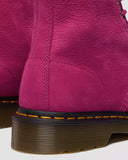 1460 Fuchsia Pink Milled Nubuck Lace Up Boots