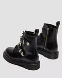 1460 Western Buckle Bex Atlas Leather Lace Up Ankle Boots