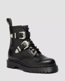 1460 Western Buckle Bex Atlas Leather Lace Up Ankle Boots