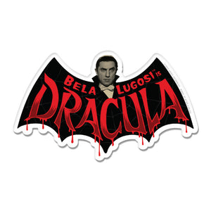 Bela Lugosi is Dracula Bat Vinyl Sticker