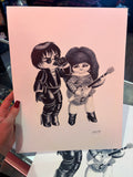 Lux & Poison Ivy Kewpie Print by Jimmy Jam
