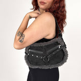 Obsidian Angel Fur Bag