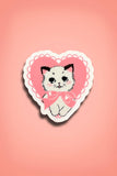 Dreamy Kitten - Clear Sticker