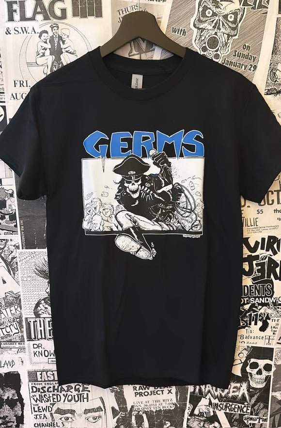 Germs Leather Skeleton Shirt