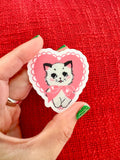 Dreamy Kitten - Clear Sticker