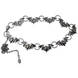 Batty Bats Black Chain Belt