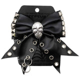Skull & Stud Hair Bow