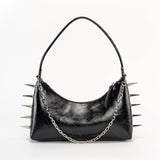 Spiked 3 in 1 Convertible Shoulder Bag