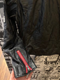 The Cramps Studded, Patched, & Painted Faux Leather Jacket (Unisex)