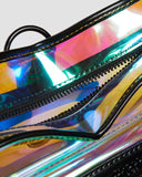 Heart Shaped Iridescent Clear Back Pack Dr. Martens