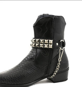 Double Pyramid Stud Boot Strap