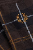 Fred Perry Tartan Socks Brown