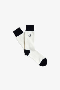 Fred Perry Towelling Sock Snow White / Navy