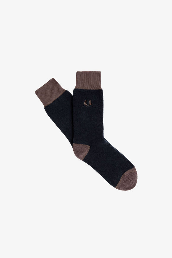 Fred Perry Towelling Sock Navy