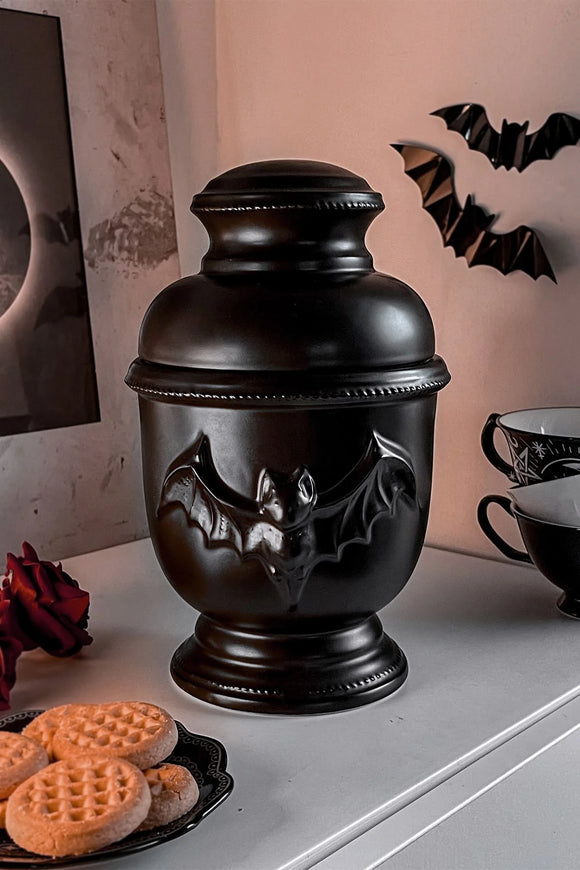 Crypt Bat Cookie Jar