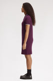 Fred Perry Twin Tipped Polo Dress Plum