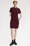 Fred Perry Twin Tipped Polo Dress Oxblood