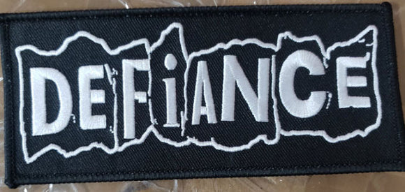 Defiance Embroidered Patch