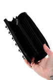 Black Studded Wallet