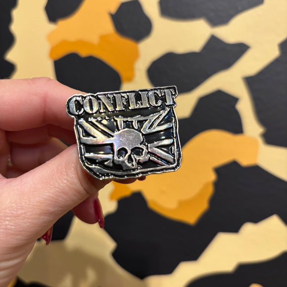 Conflict Logo Pin