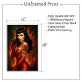 Fiery Fatal Art Print