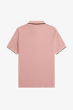 Fred Perry Womens Polo Dusty Rose Pink / Silky Peach / Black