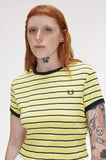 Fred Perry Striped Ribbed T-Shirt
