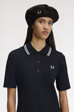 Fred Perry Black/Champagne Wool Beret