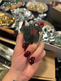 Caged Heart Enamel Pin