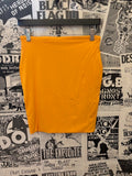 Rebel Yell Yellow Stretch Mini Skirt