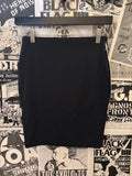 Rebel Yell Black Stretch Mini Skirt